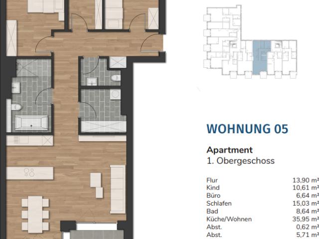 Etagenwohnung kaufen in Wilhelmshaven, Innenstadt