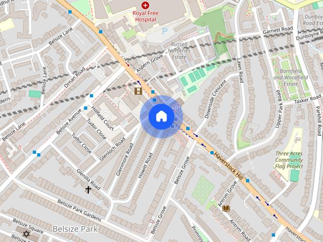 Apartment for rent in Belsize Park, Greater London