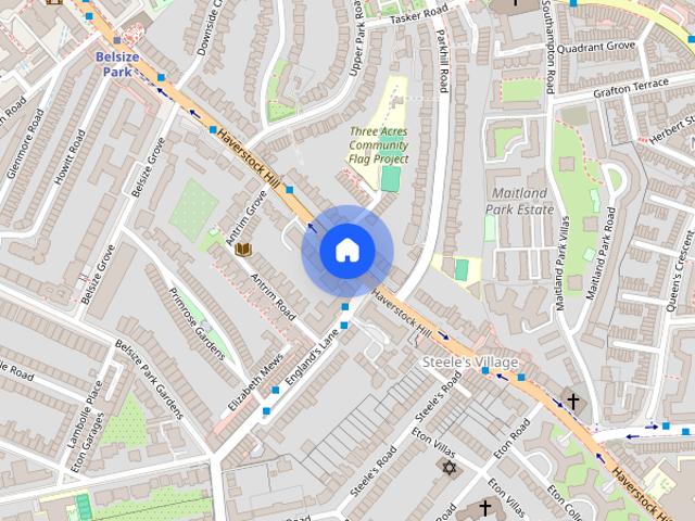 Apartment for rent in Belsize Park, Primrose Hill
