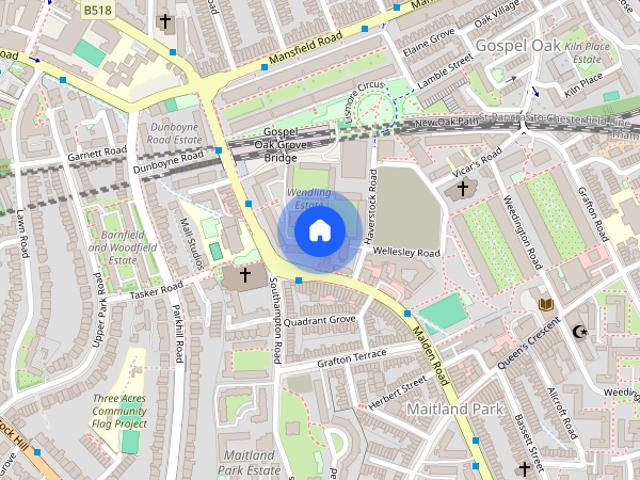 Apartment for rent in Gospel Oak, Greater London