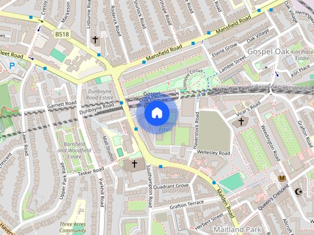 Apartment for rent in Gospel Oak, Greater London