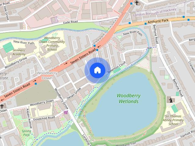 Apartment for rent in Woodberry Down, Stamford Hill