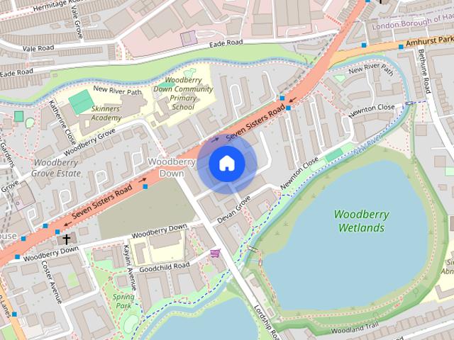 Apartment for rent in Woodberry Down, Stamford Hill