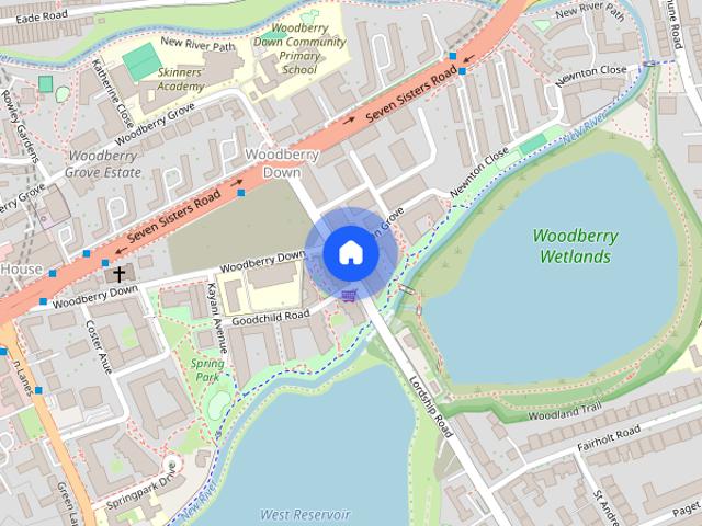 Apartment for rent in Woodberry Down, Stamford Hill
