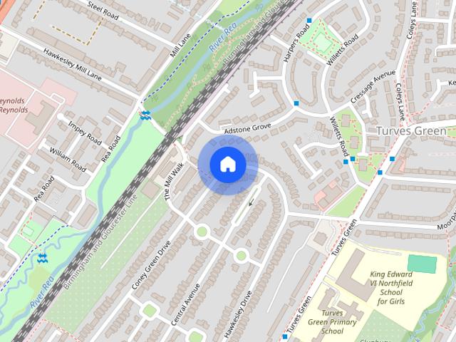 House for rent in Turves Green, West Midlands