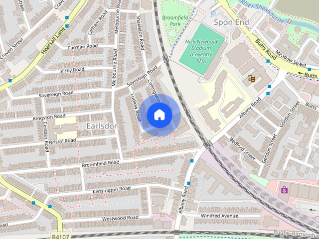 House for rent in Earlsdon, Coventry