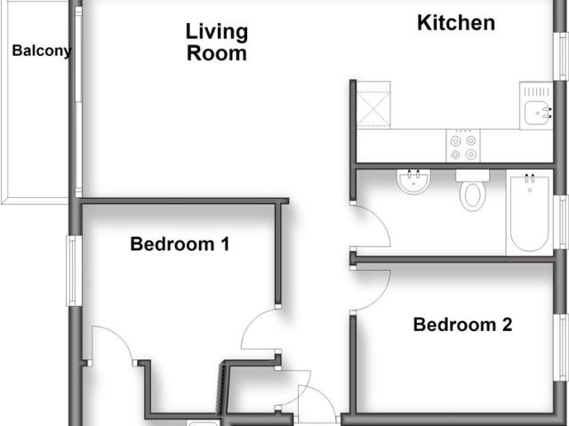 Apartment for rent in Leybourne, Bourne Vale
