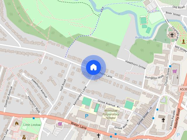 House for rent in Pownall Park, Wilmslow