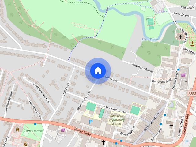 House for rent in Pownall Park, Wilmslow