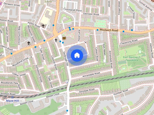 House for rent in East Greenwich, Greater London