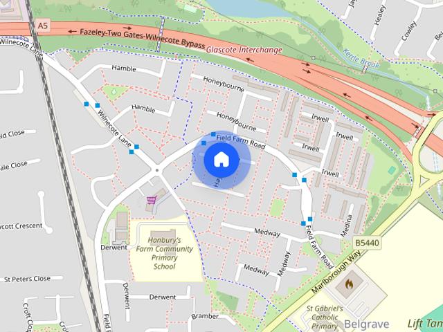House for rent in Belgrave, Kettlebrook