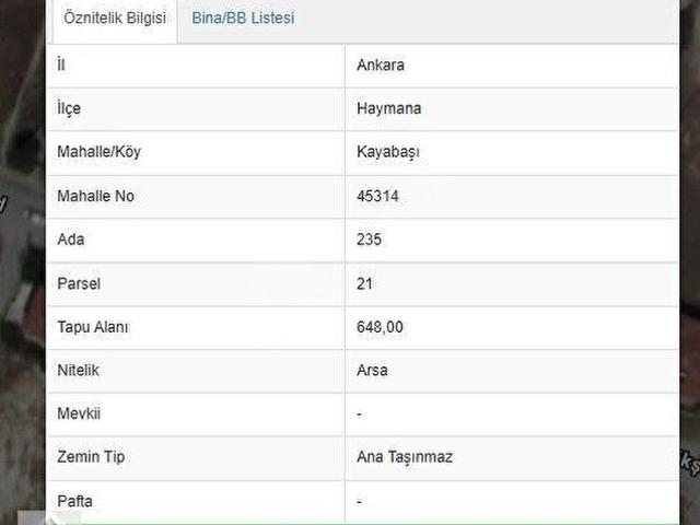 Haymana, Ankara içerisinde satılık Arsa