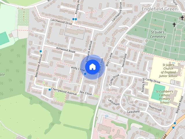 Apartment for rent in Egham Wick, Row Town