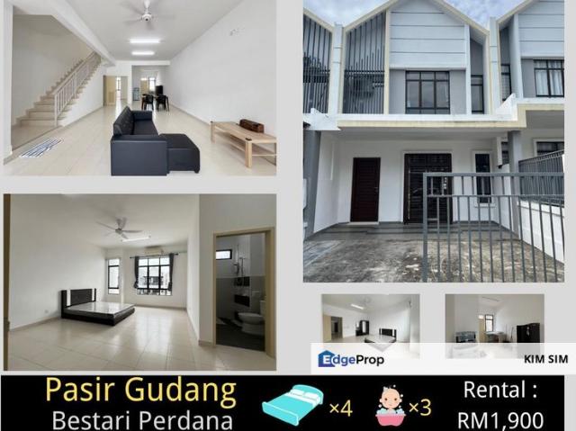 House for rent in Meridin East, Pasir Gudang