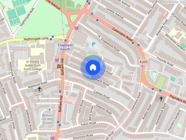 Apartment for rent in Abbeville Village, Greater London