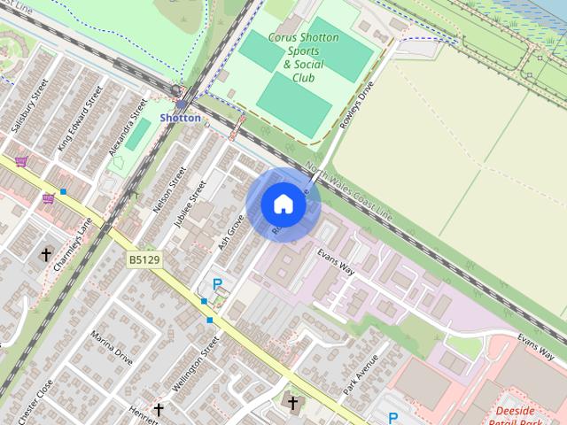 House for rent in Shotton, Wales
