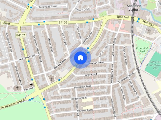 House for rent in Coventry, Spon End