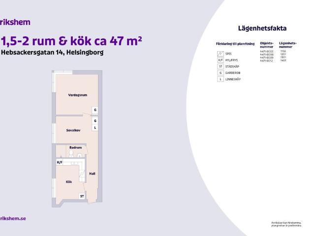 Lägenhet hyra i Helsingborg, Skåne