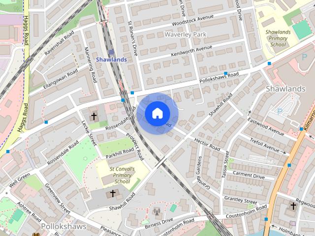 Apartment for rent in Shawmoss, Pollokshaws