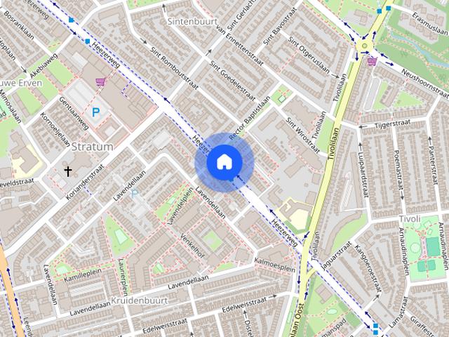 Appartement te huur in Stratum, Acht