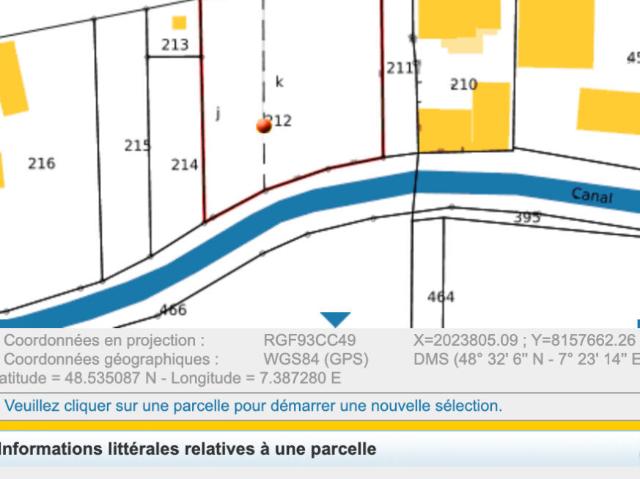 Terrain vente à Heiligenberg, Collectivité européenne d'Alsace