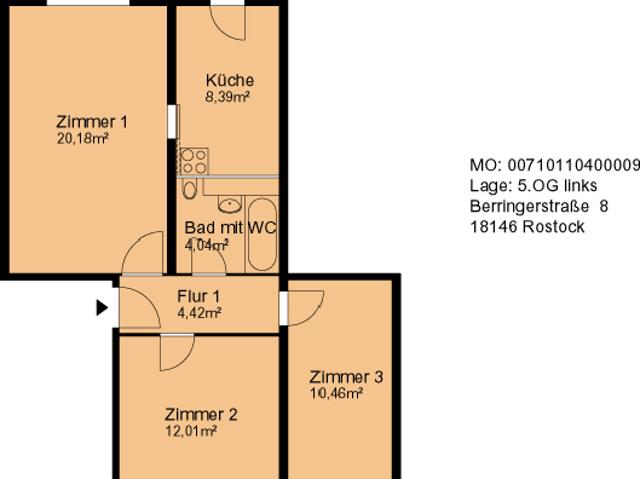 Wohnung mieten in Rostock, Mecklenburg-Vorpommern
