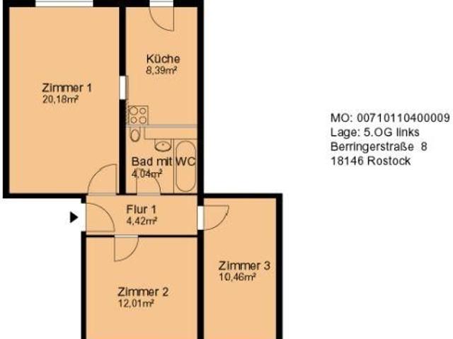 Apartment mieten in Dierkow-Neu, Rostock