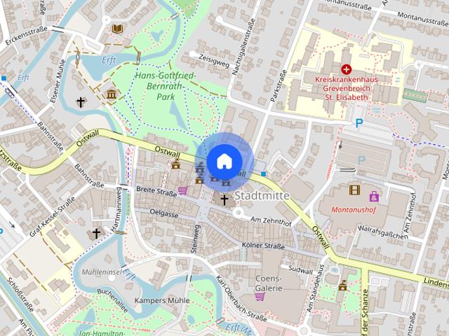 Apartment mieten in Stadtmitte, Grevenbroich