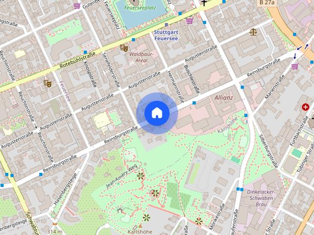 Apartment mieten in Feuersee, Stuttgart