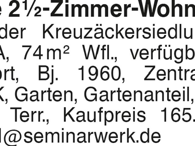 Wohnung kaufen in Schwäbisch Hall, Baden-Württemberg