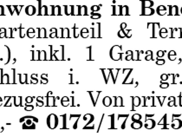 Wohnung kaufen in Benediktbeuern, Bayern