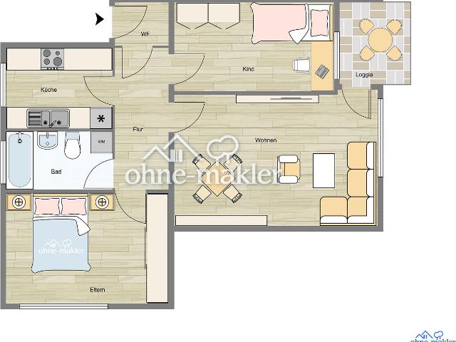 Apartment mieten in Osnabrück, Haste