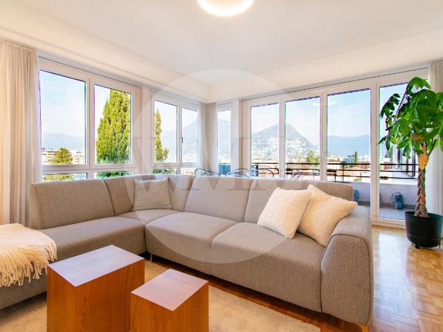 Attikawohnung mieten in Aldesago, Tessin