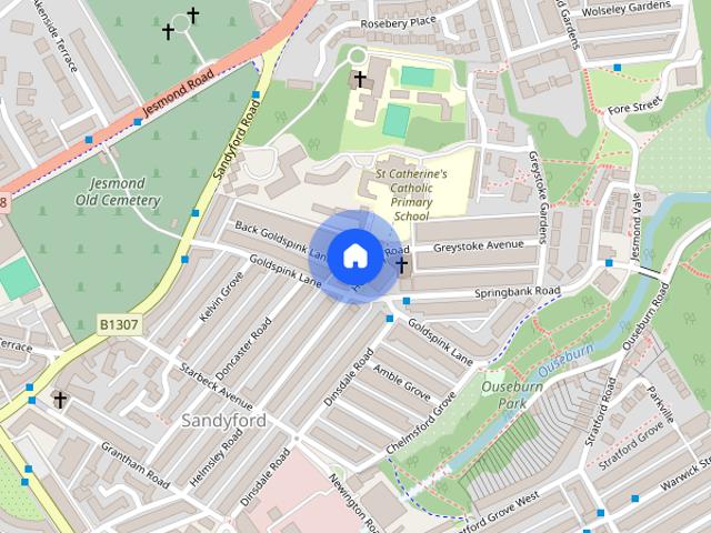 House for rent in Sandyford, Newcastle upon Tyne