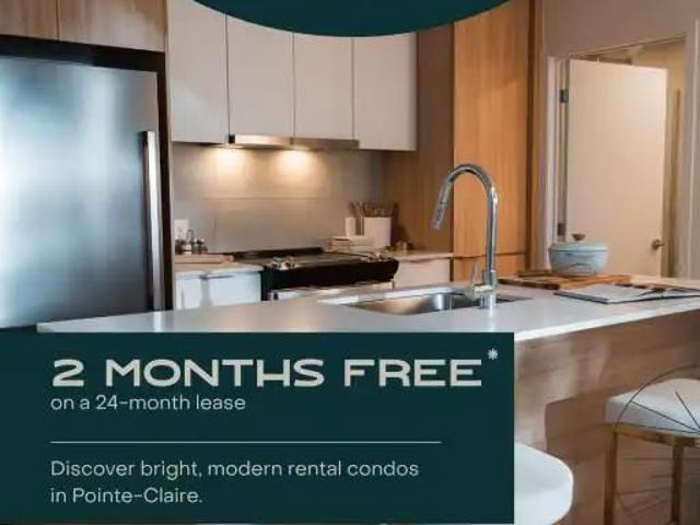 Apartment for rent in Pointe-Claire, Montréal (région administrative)