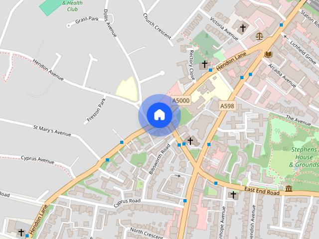 Apartment for rent in Finchley, Church End