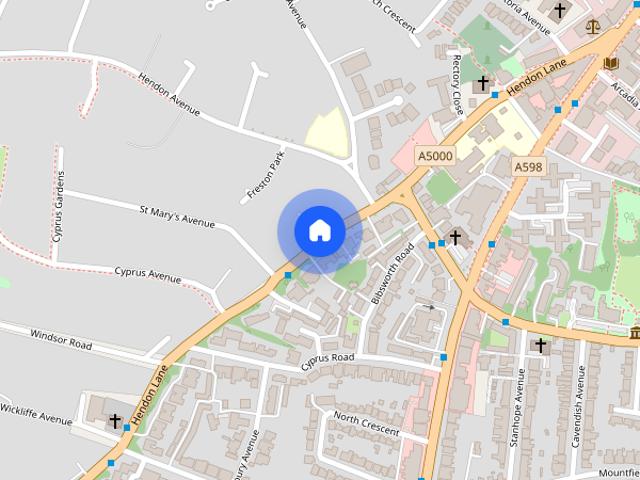 Apartment for rent in Church End, Greater London
