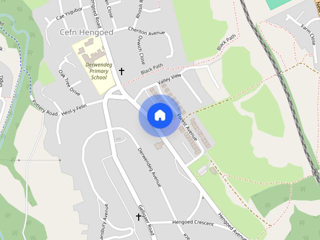 House for rent in Tredomen, Cefn Hengoed