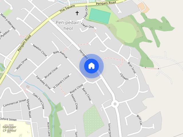 House for rent in Gilfach, Pen-pedair-heol