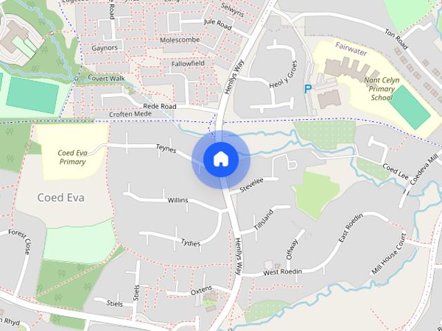Apartment for rent in Fairwater, Wales