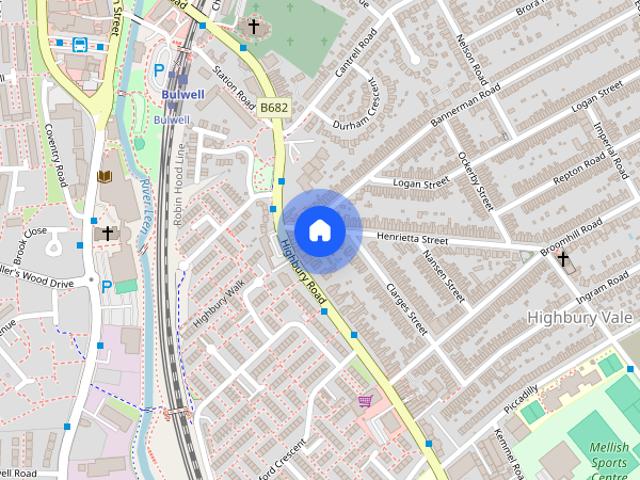 House for rent in Bulwell, City of Nottingham