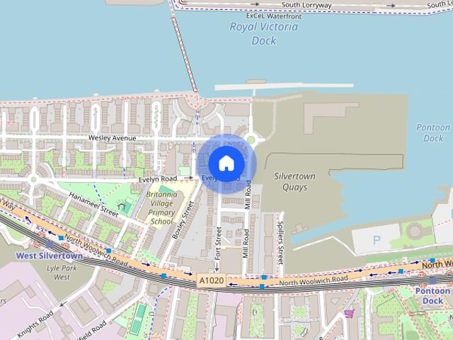 Apartment for rent in Silvertown, Greater London