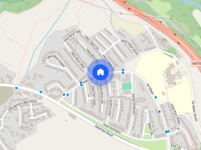 House for rent in Cyfarthfa, Merthyr
