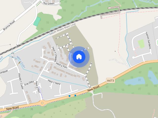 House for rent in Brynna, Wales