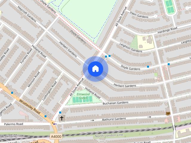 Apartment for rent in Brondesbury, Greater London