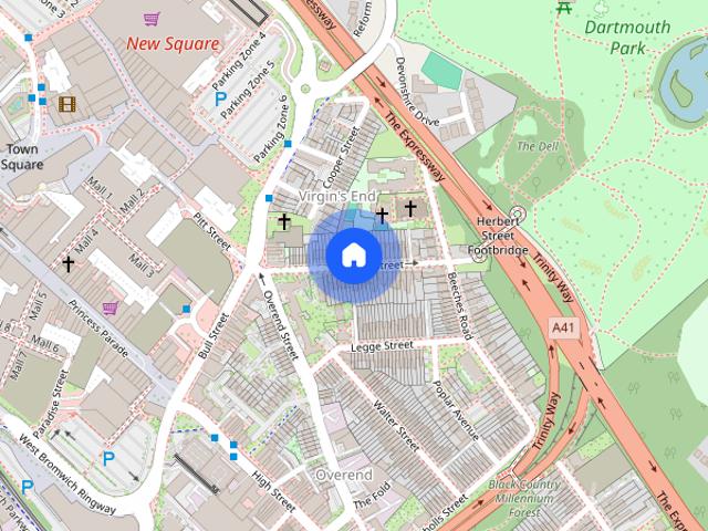 Room for rent in Mayer's Green, West Bromwich
