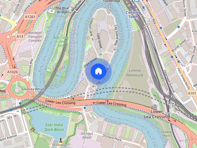 Apartment for rent in London City Island, Blackwall