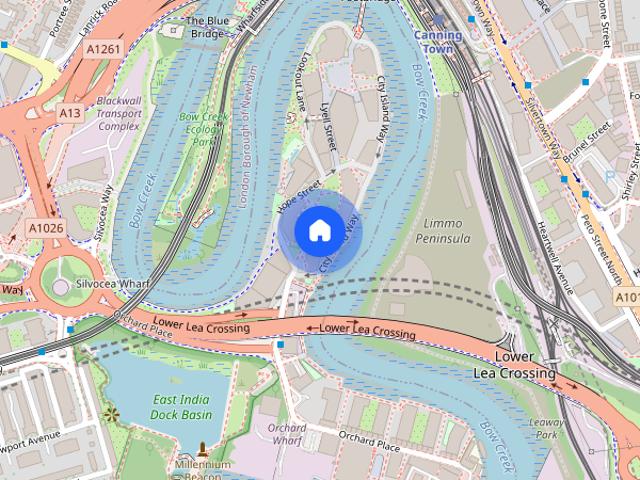 Apartment for rent in London City Island, Blackwall
