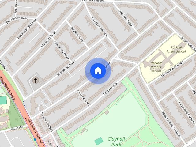 House for rent in Clayhall, Greater London