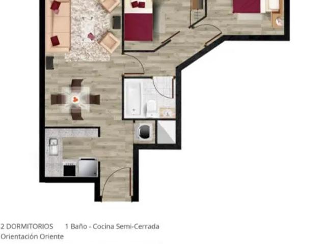 Departamento en arriendo en San Miguel, Metropolitana